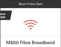 M500 Fibre Broadband&nbsp;| was £62, now £43 at Virgin