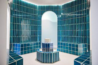 Kohler booth at Design Miami 2022 by Nada Debs