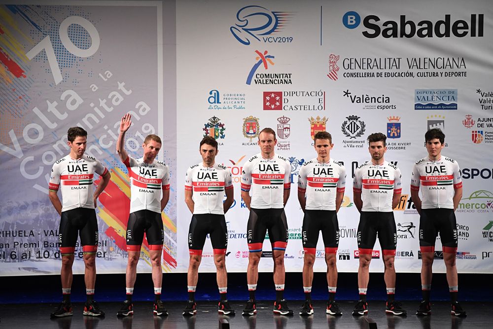 Dan Martin UAE Team Emirates at Volta a la Comunitat Valenciana 2019 - Team Presentation