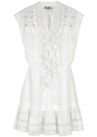 Alice by Temperley white broiderie anglaise dress, £275