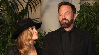 Jennifer Lopez and Ben Affleck on a red carpet