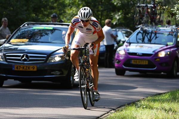 Vera Koedooder (Batavus) climbed on her own in the national park.