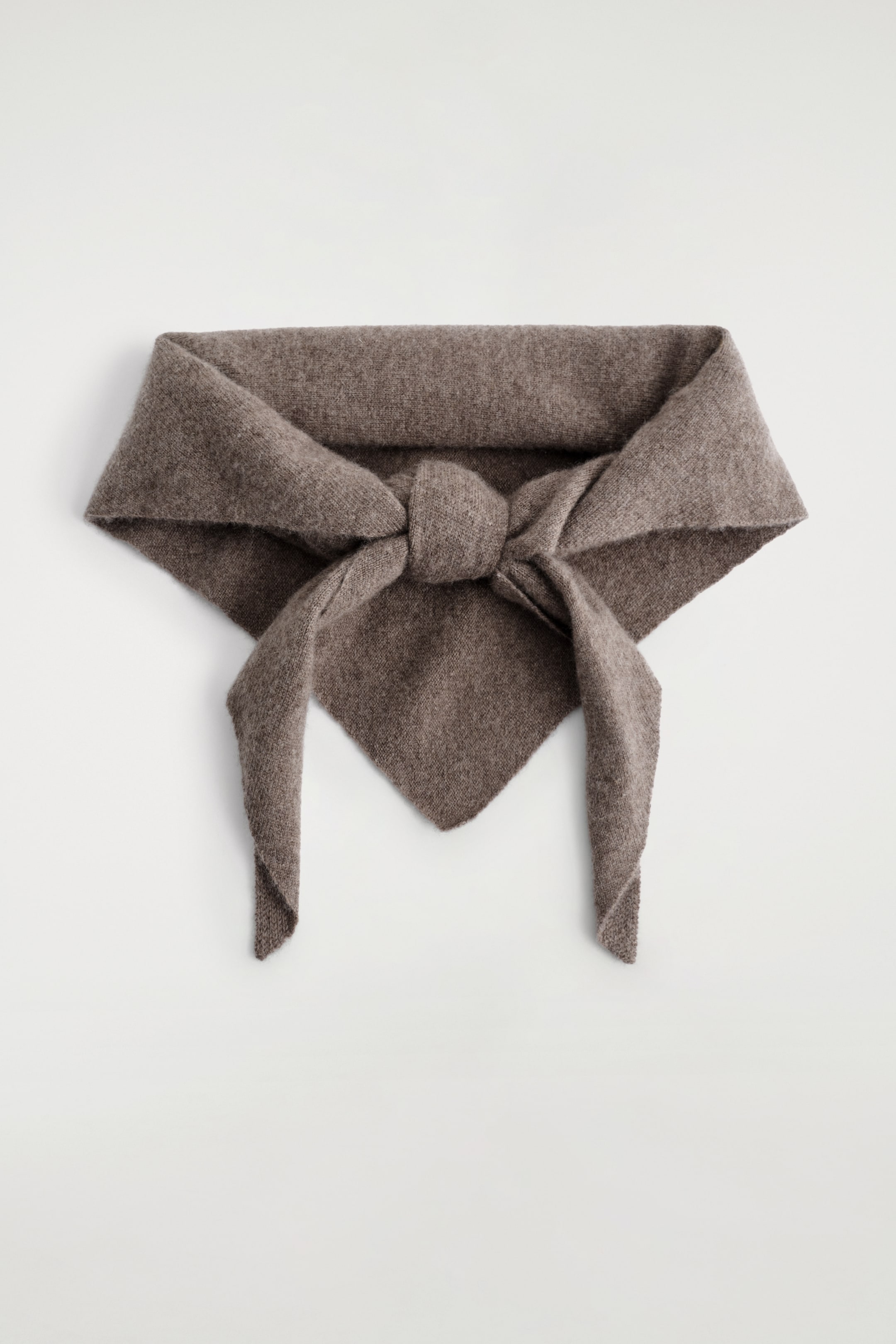 Cashmere Triangle Scarf - Black