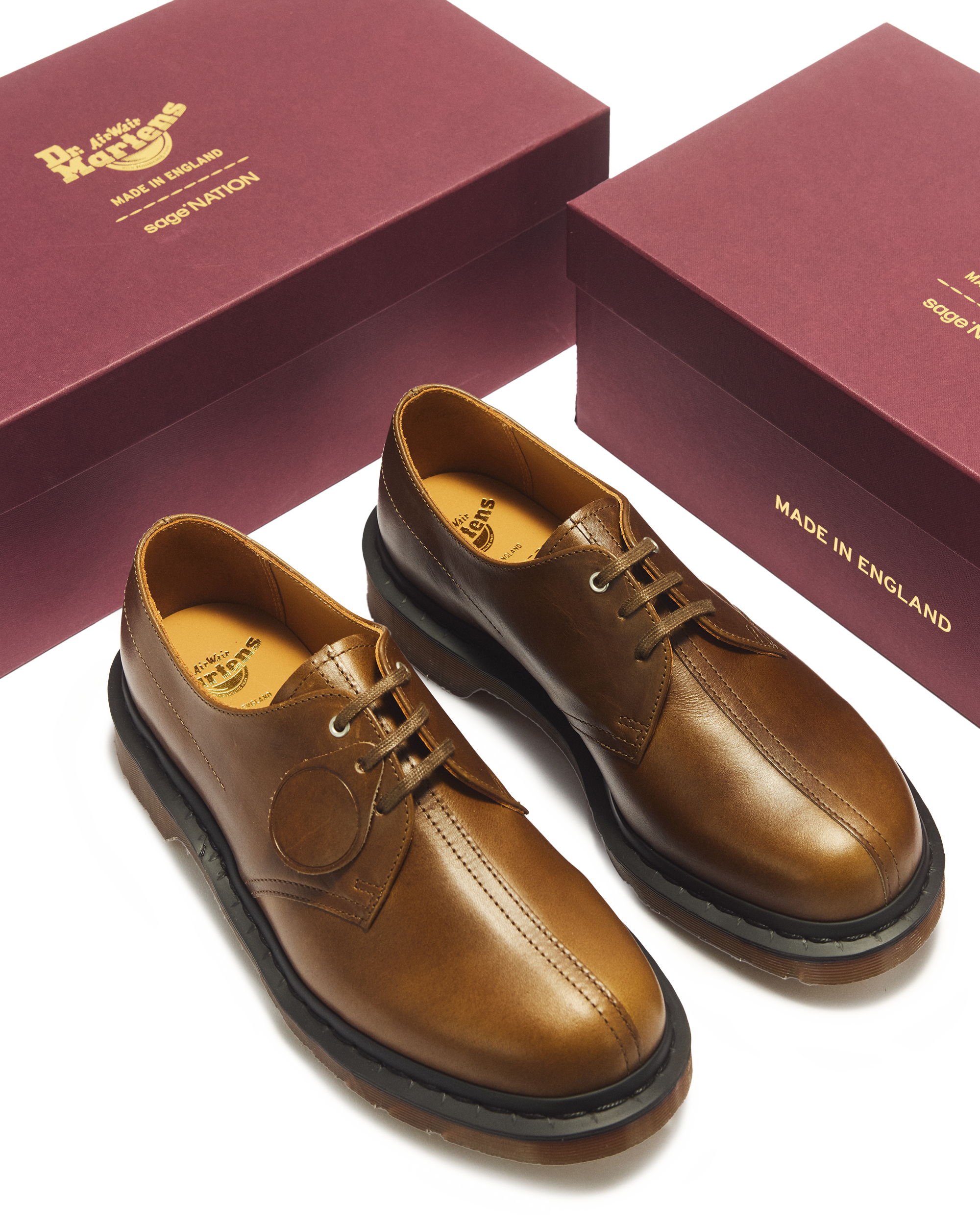 1461 Sage Nation 3 Eye Leather Shoes &amp;mdash; 3