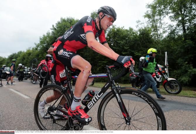 Tejay van Garderen (BMC) has injuries on his left and ride side now