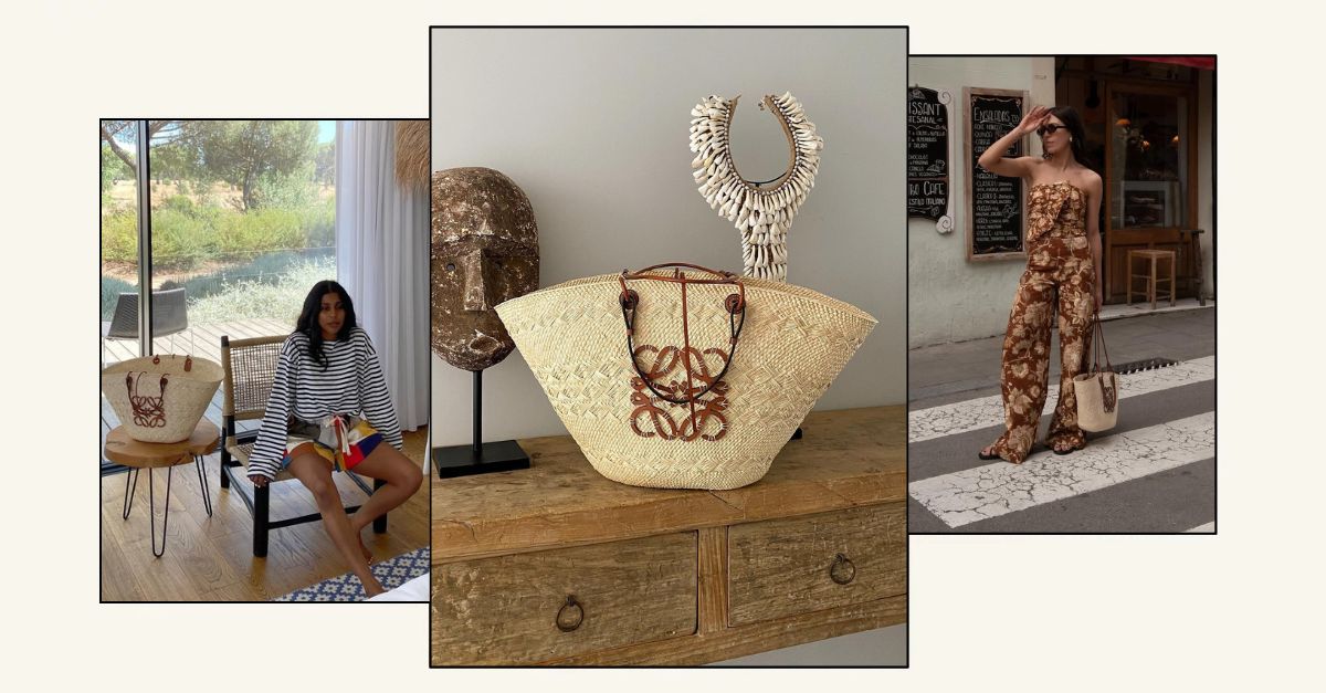 Loewe’s Anagram Basket Bag Is the Ultimate Summer Accessory