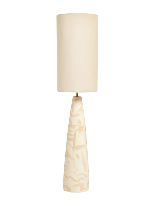 Vince Tapered Ceramic Base Floor Lamp