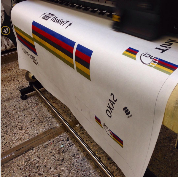 The jersey design is printed