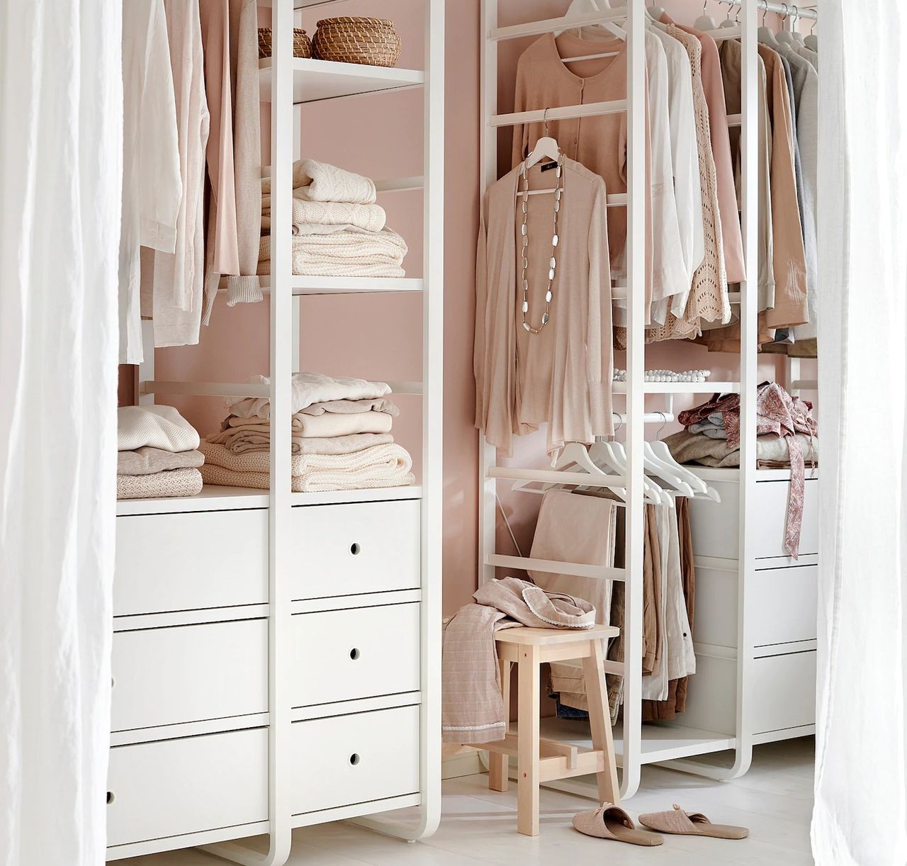 Ikea bedroom furniture: Elvarli storage system