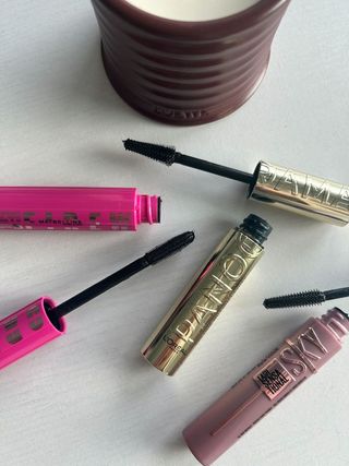 Junior beauty editor Grace Lindsay testing the best affordable mascaras