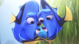 Eugene Levy and Diane Keaton in Finding Dory