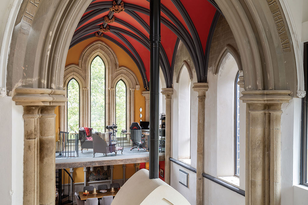 Property for sale with minstrels' gallery: St. Paul&rsquo;s Church, Denholme, Bradford, West Yorkshire. 