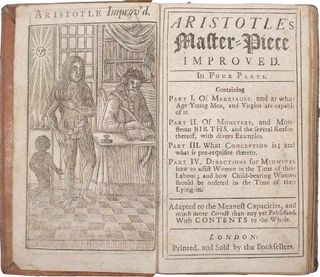 rare book "aristotle's compleat master-piece"