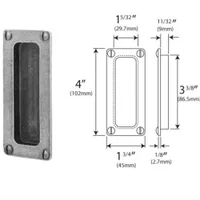 Finesse Pocket Door Flush Pull at Wayfair