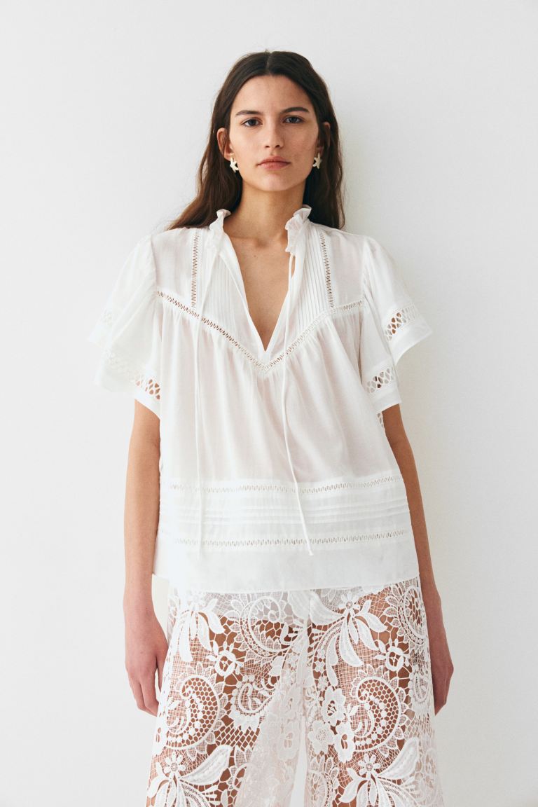 Tie-Neck Blouse