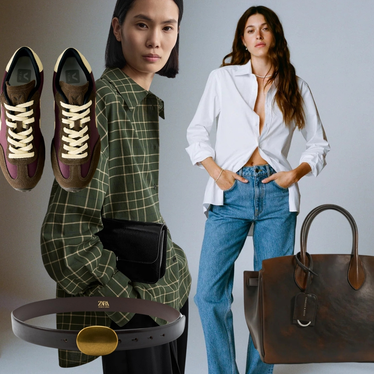 New in products from Anthropologie, Toteme, Zara, With Nothing Underneath, Charles and Keith