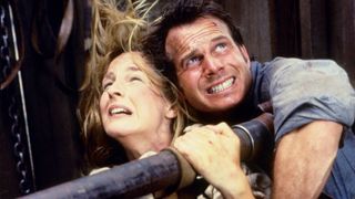 Helen Hunt as Jo Harding and Bill Paxton as Bill Harding in 1996 "Twister" movie