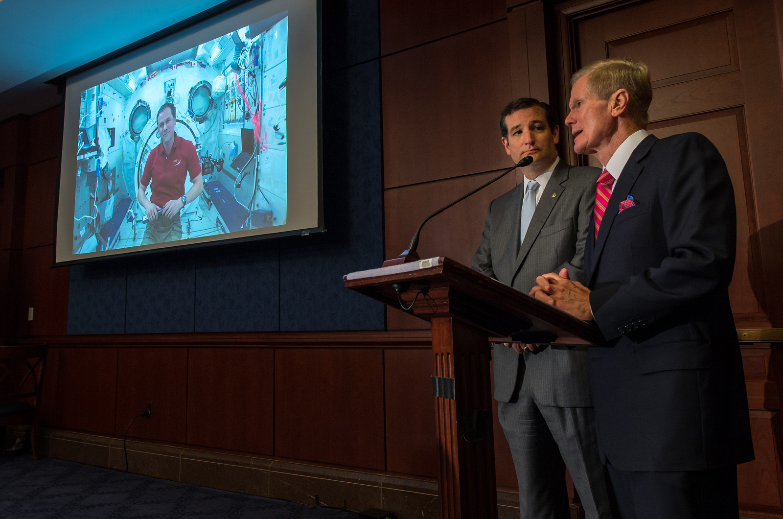 Astronaut Tom Marshburn tells Senate officials what life is like in space from aboard the International Space Station.