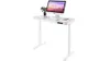Seville Classics AirLift Glass Electric Standing Desk