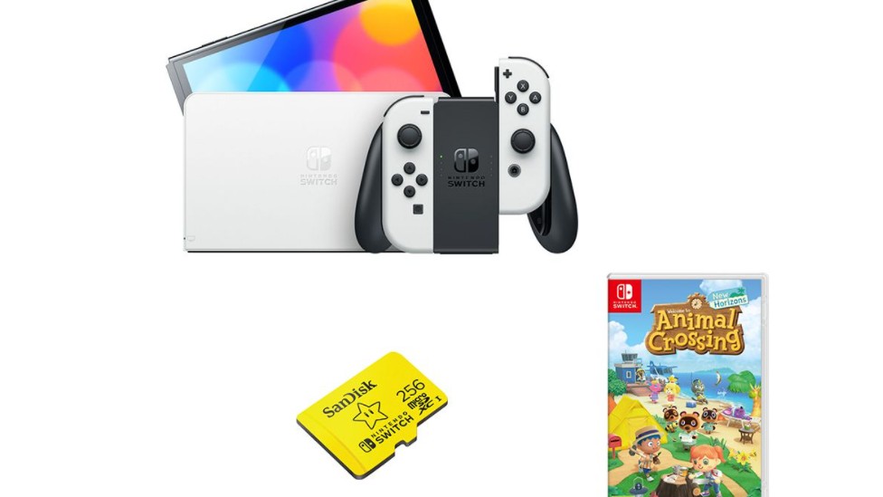 Switch OLED & animal crossing cover