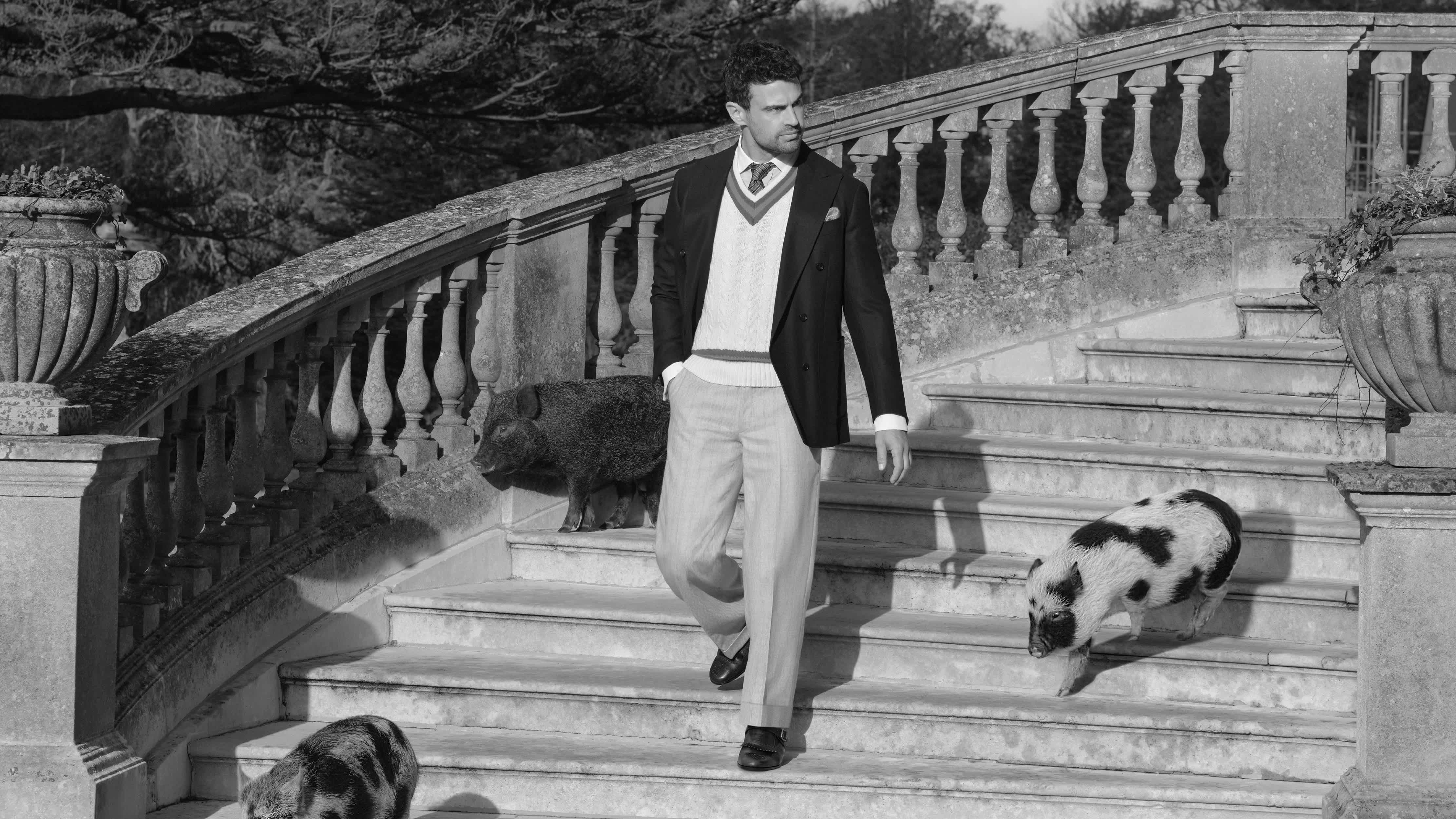 Theo James in Church's shoes