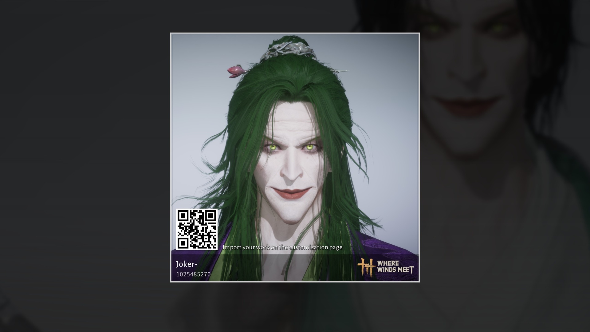 Where winds meet character codes