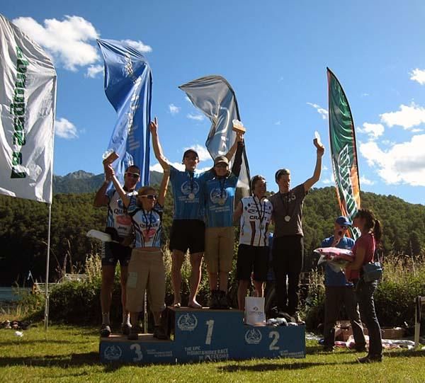 Trans Andes podium