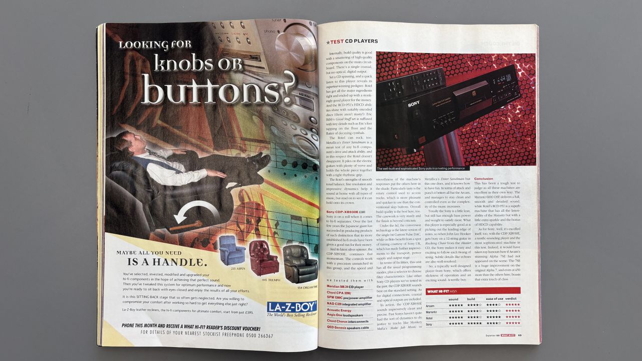 CD player reviews from 1999 September issue of What Hi-Fi?