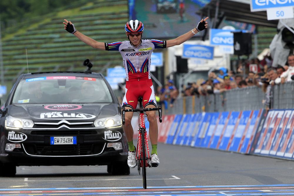 Ilnur Zakarin (Katusha) wins in Imola.
