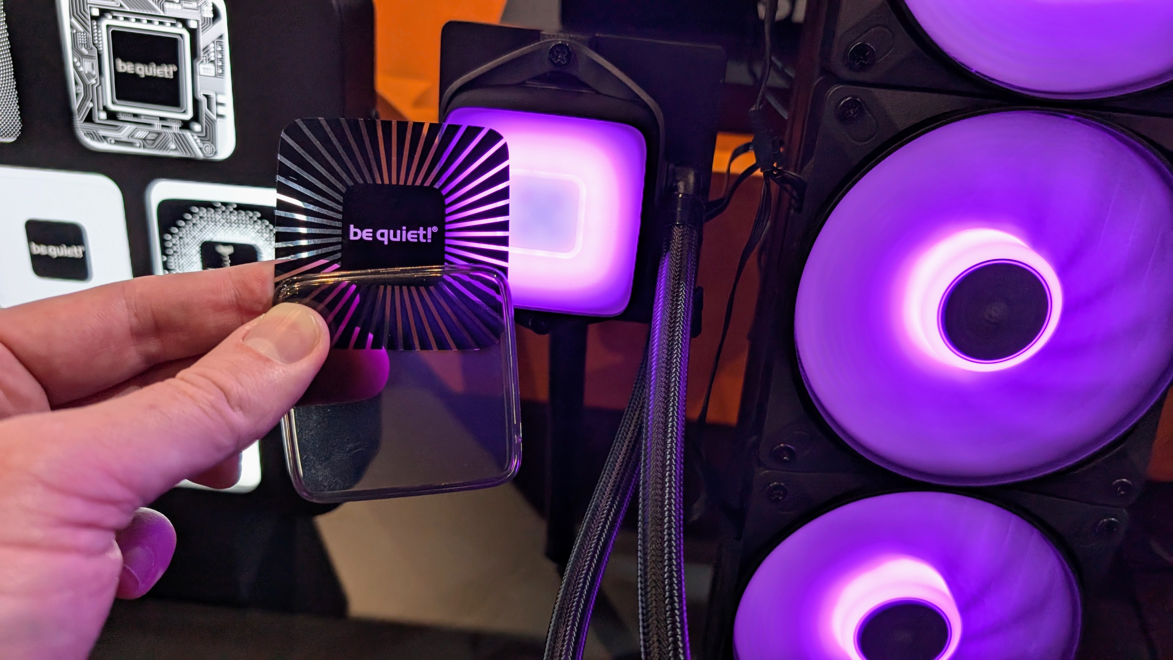 Pure Loop 3 LX cooler masks at Computex 2025