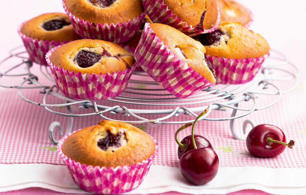 Cherry muffins