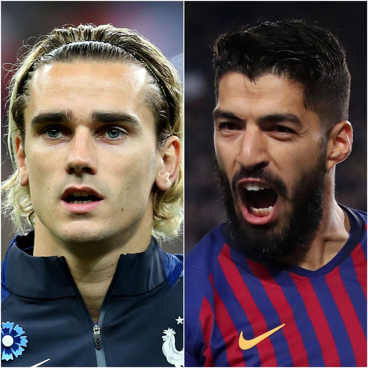 Antoine Griezmann and Luis Suarez