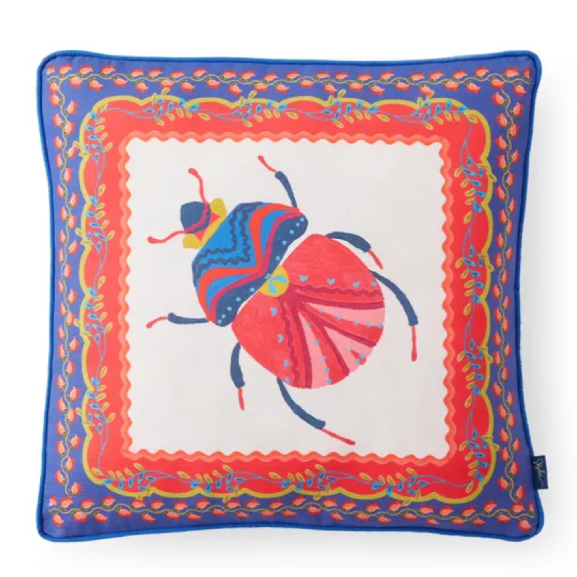 Sophie Robinson Gem Beetle cushion