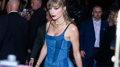 Taylor Swift is seen in Nomad on September 13, 2023 in New York City