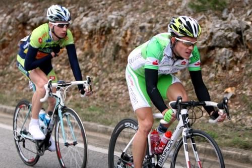 An attack from Gasper Svab and Riccardo Zoidl (from left)