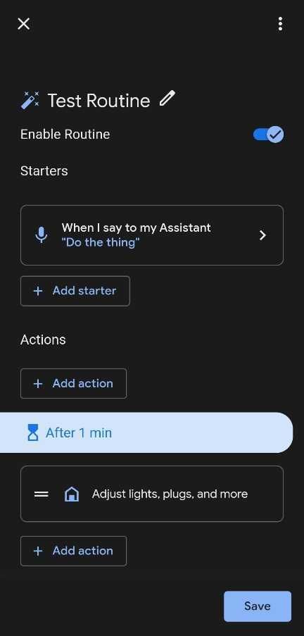 Renaming Google Assistant Routines