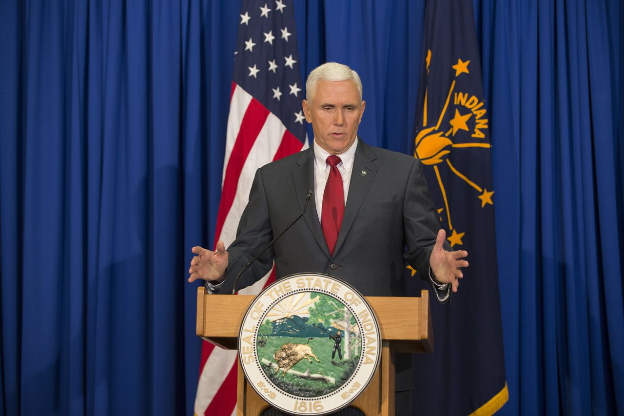 Indiana Governor Mike Pence