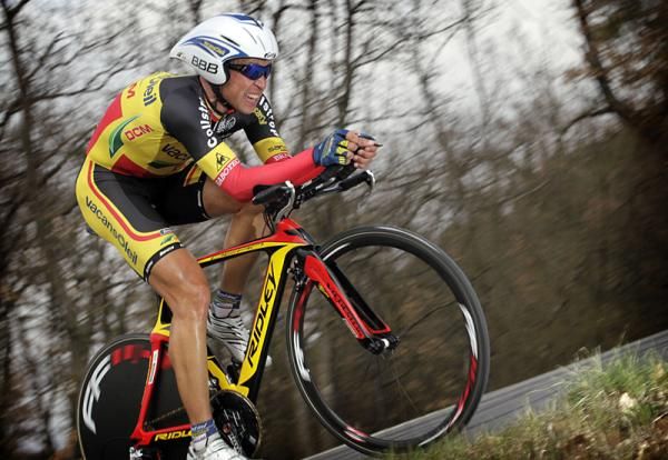 Belgian time trial champion Stijn Devolder (Vacansoleil)