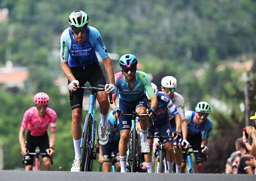 Bruno Armirail of France and Team Decathlon AG2R La Mondiale competes during the 112th Tour de France 2025, Stage 10