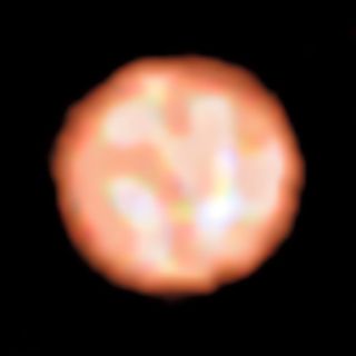 Astronomers used ESO's Very Large Telescope to observe bubbling patterns on the aging red-giant star Pi1 Gruis.