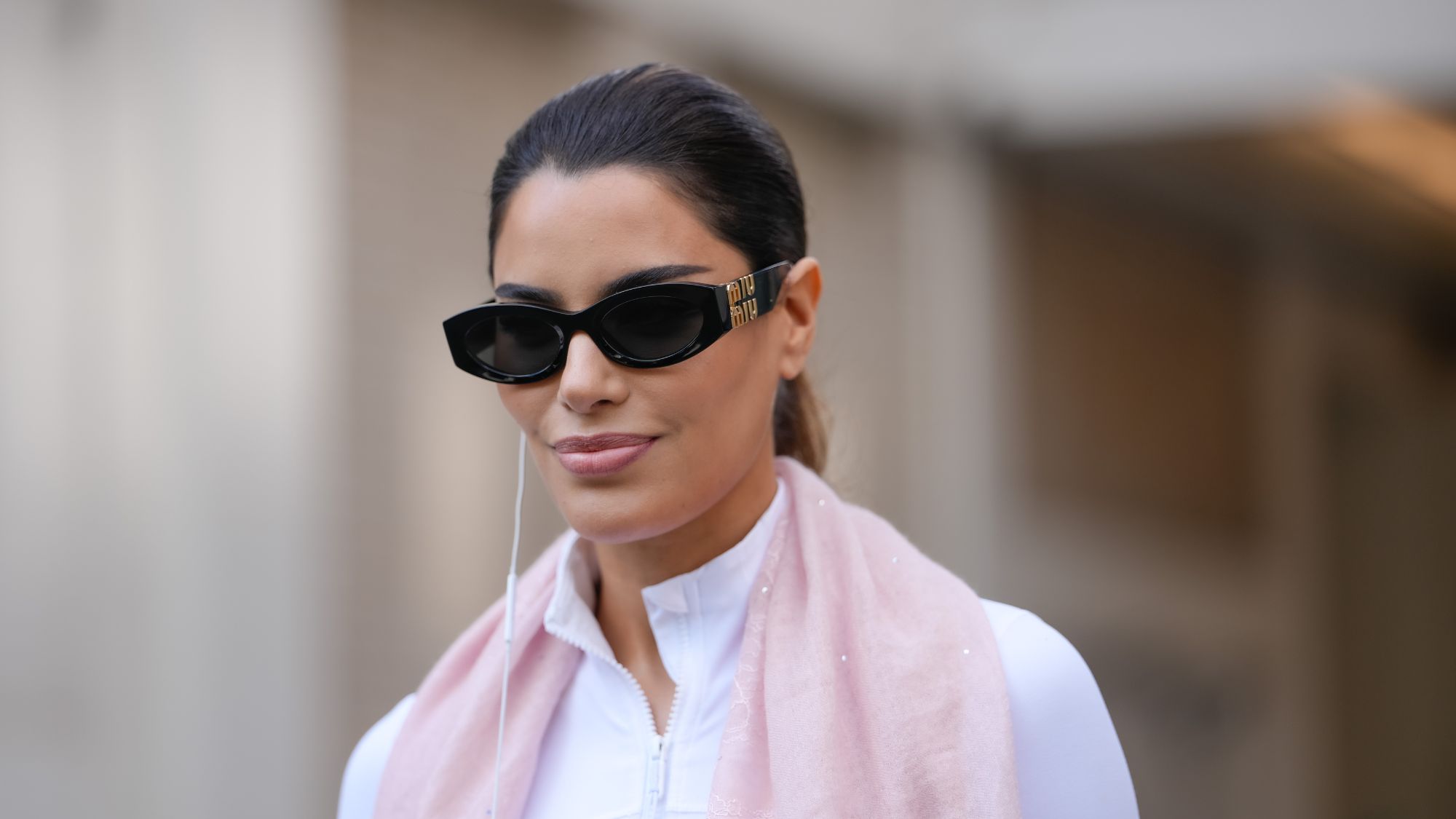 A woman attending A/W Paris Fashion week 2025/2026