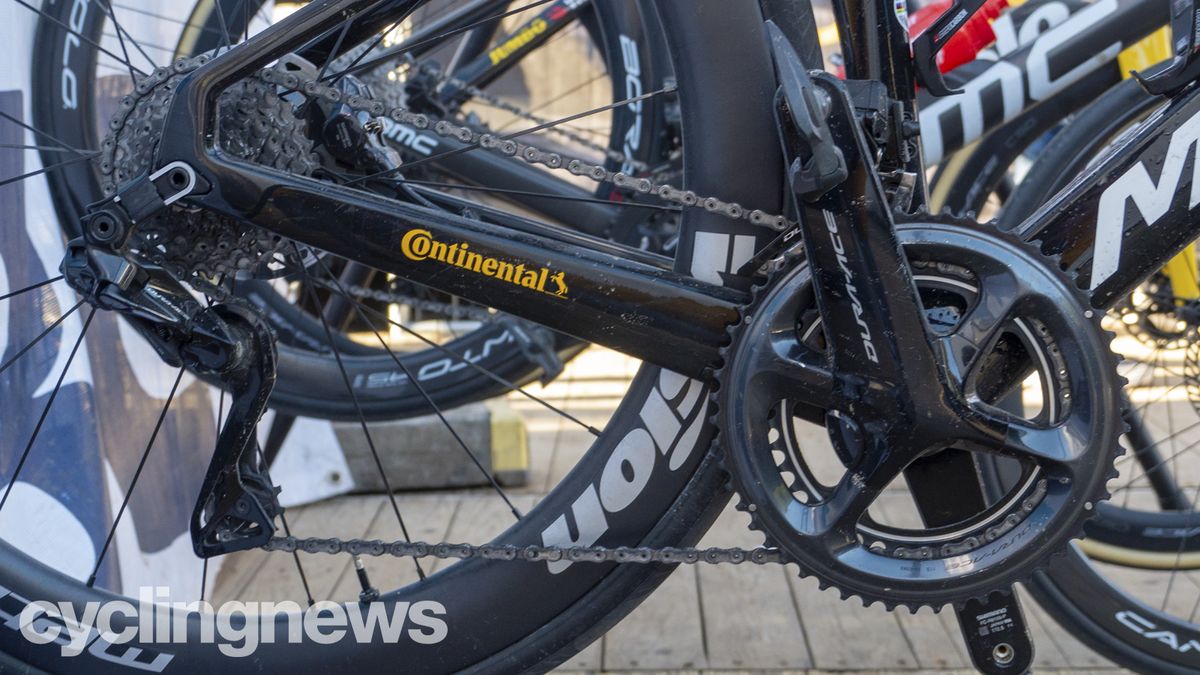 Sonny Colbrelli's bike from Omloop Het Nieuwsblad