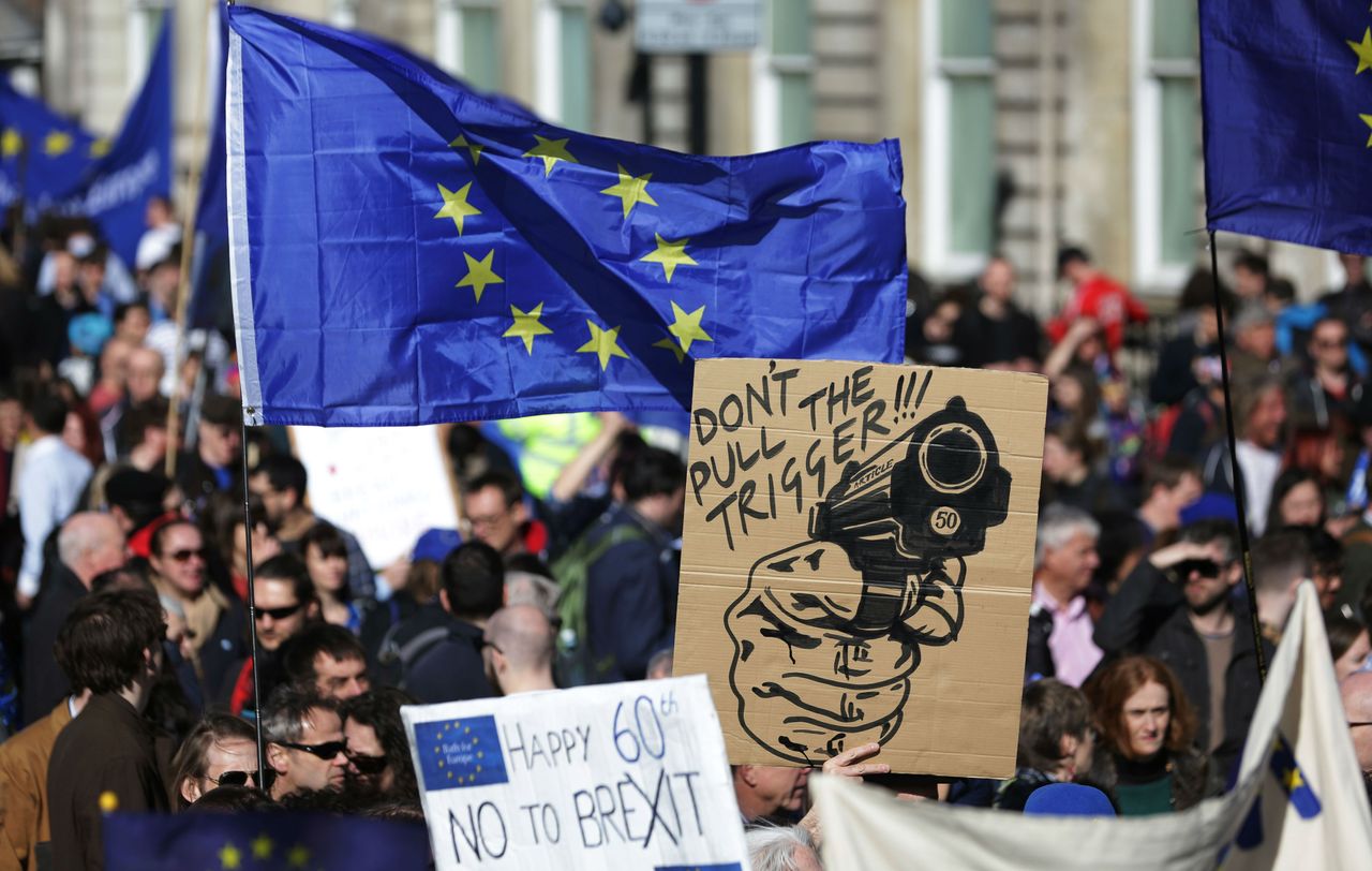 Brexit protest in London