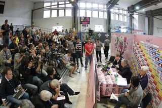 The post-stage 3 press conference.