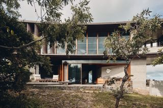 front facade of great barrier reef house