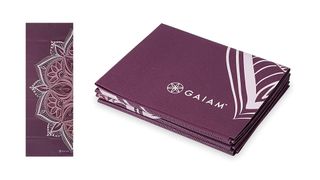 best yoga mats: Gaiam Foldable Yoga Mat