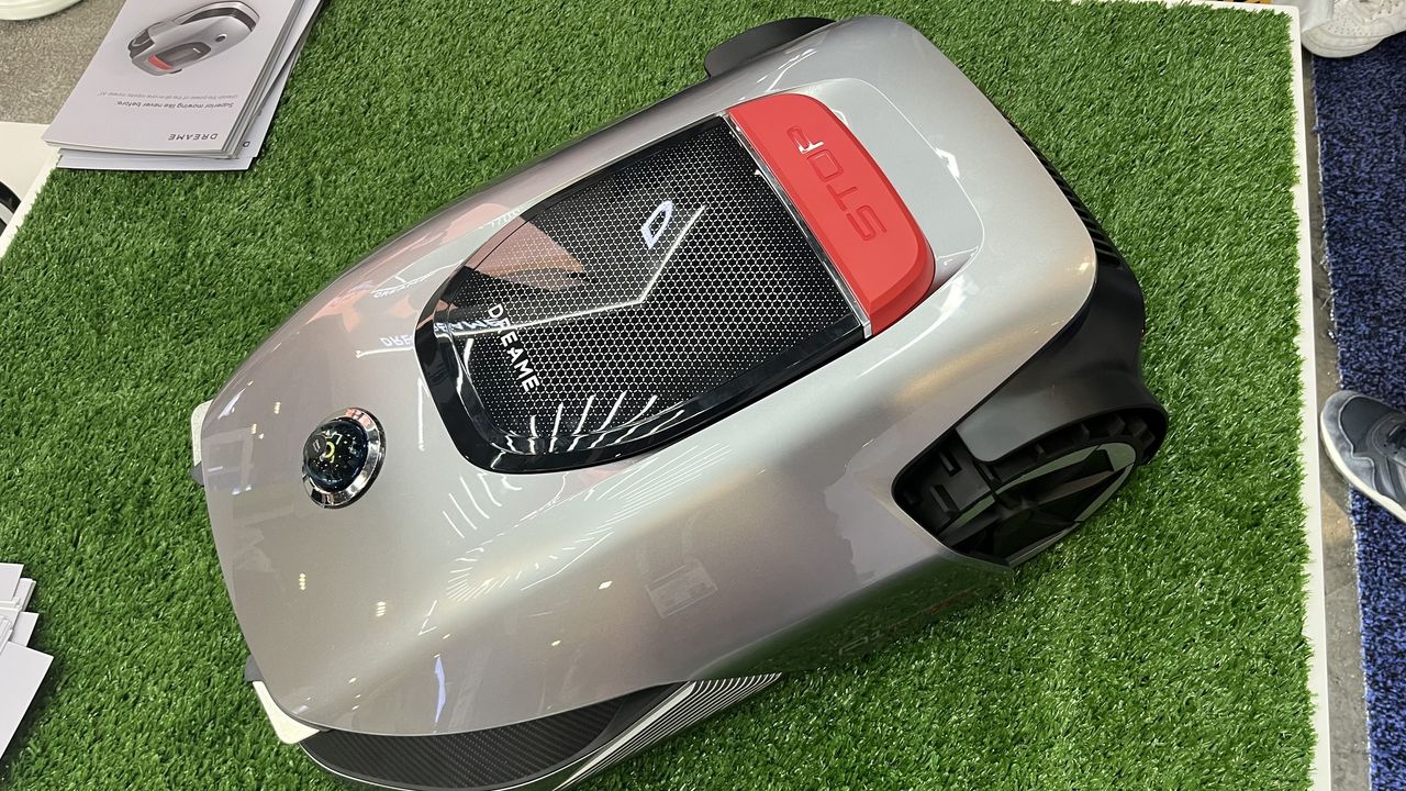 dreame robot lawn mower at ces 2024