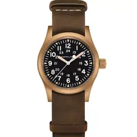 Hamilton Khaki Field Mechanical Bronze Leather Strap Watch:&nbsp;was £745, now £670.5 at Ernest Jones (save £75)
