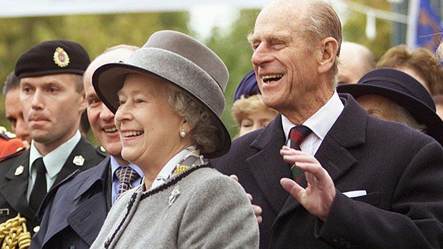 Prince Philip and the Queen