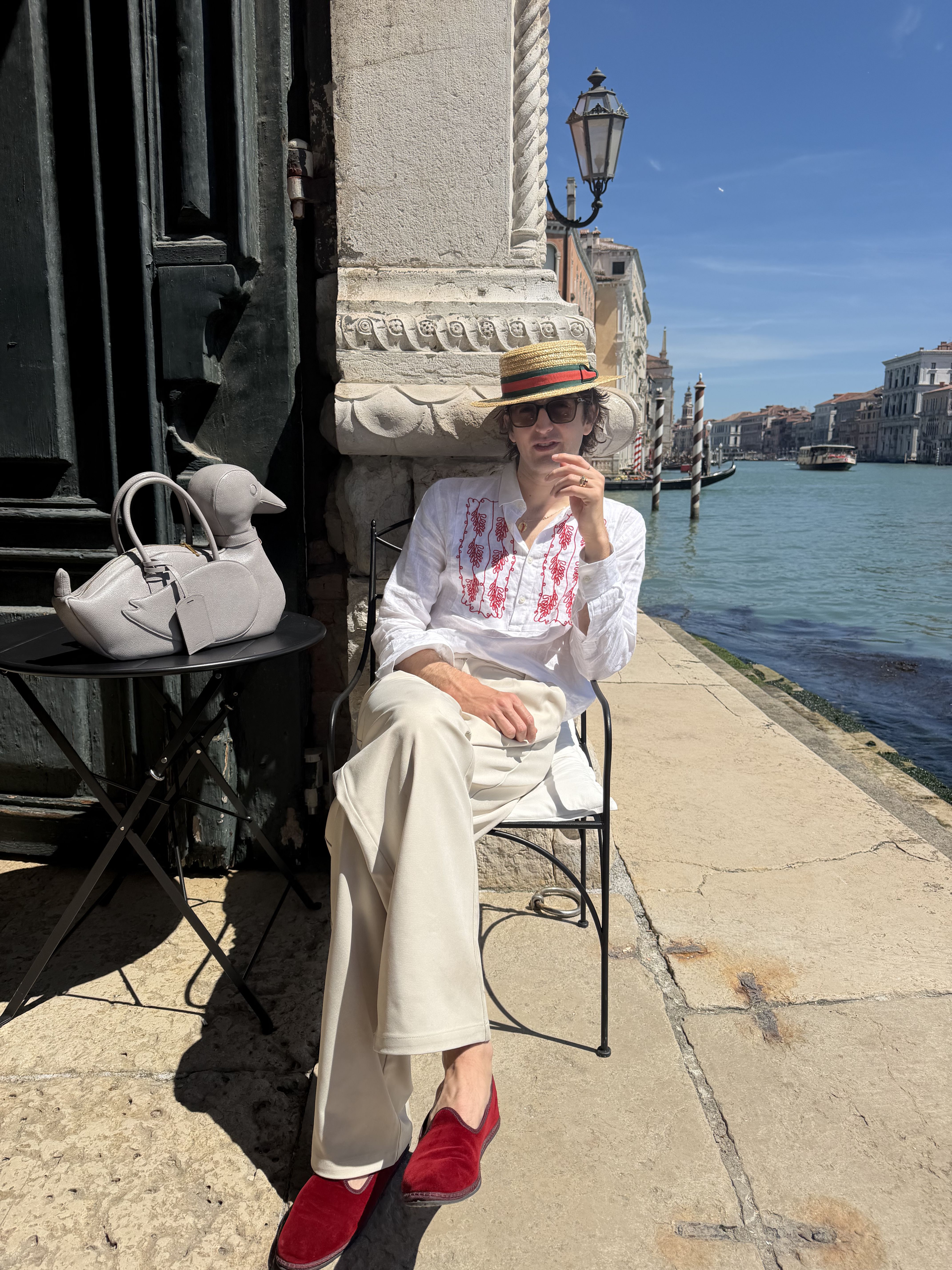 An image of @maximilianhurd in Venice.